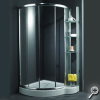 Душевое ограждение Appollo TS-686 с деревянной решеткой